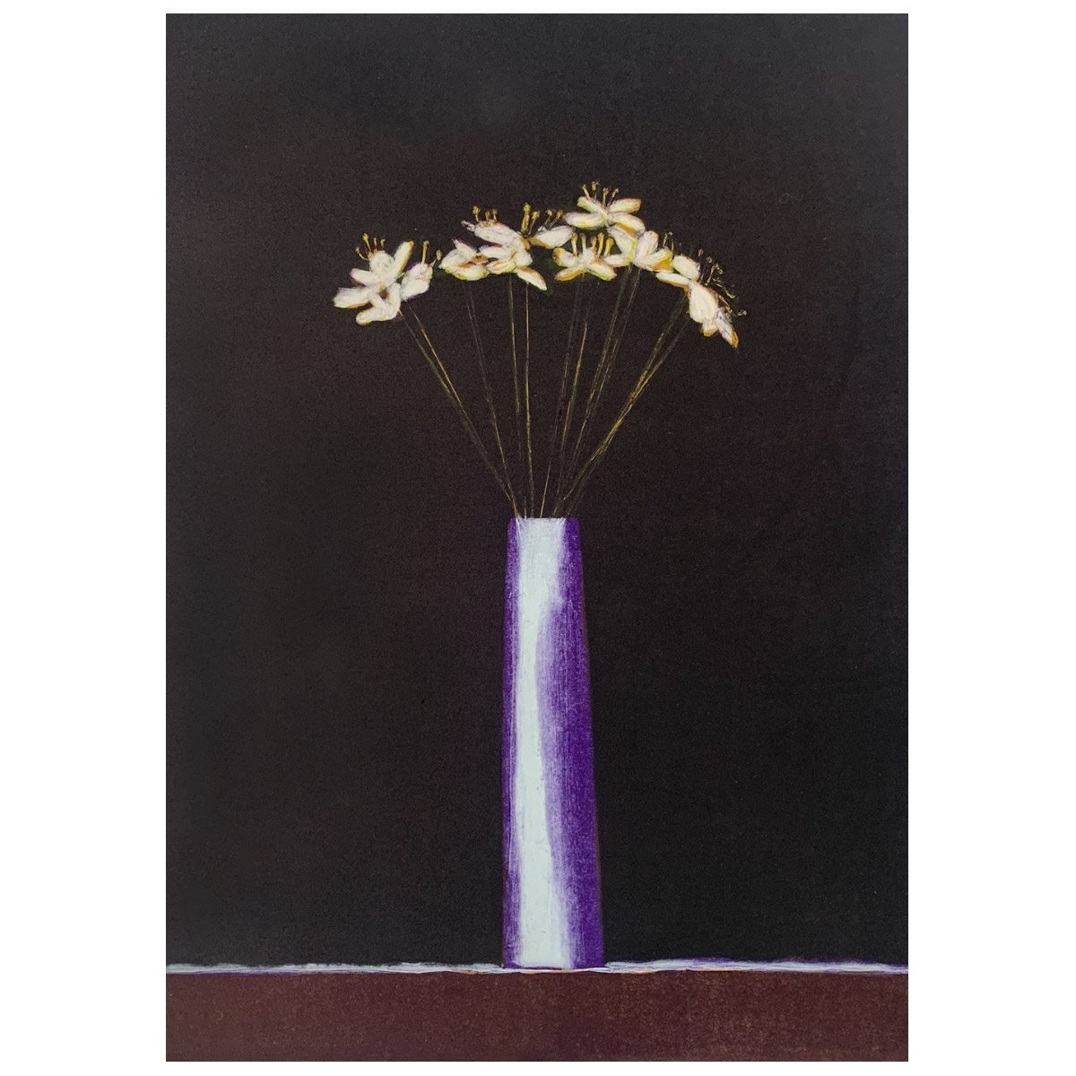 Daisy — Monoprint, Paper size 39x49, Plate size 30x39